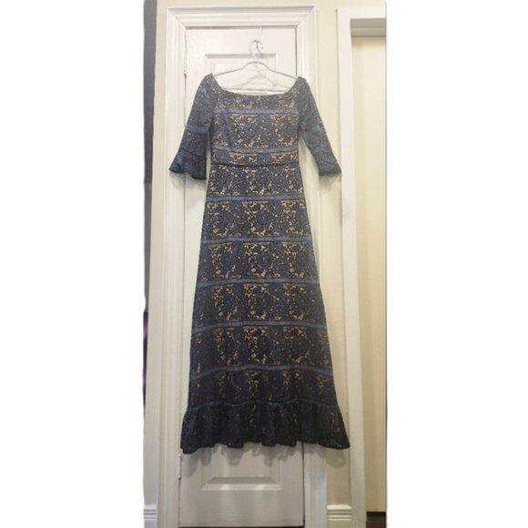 Lace Maxi Dress Size UK 10 / EUR 36 (Approx. US 4 Small) - Picture 9 of 10